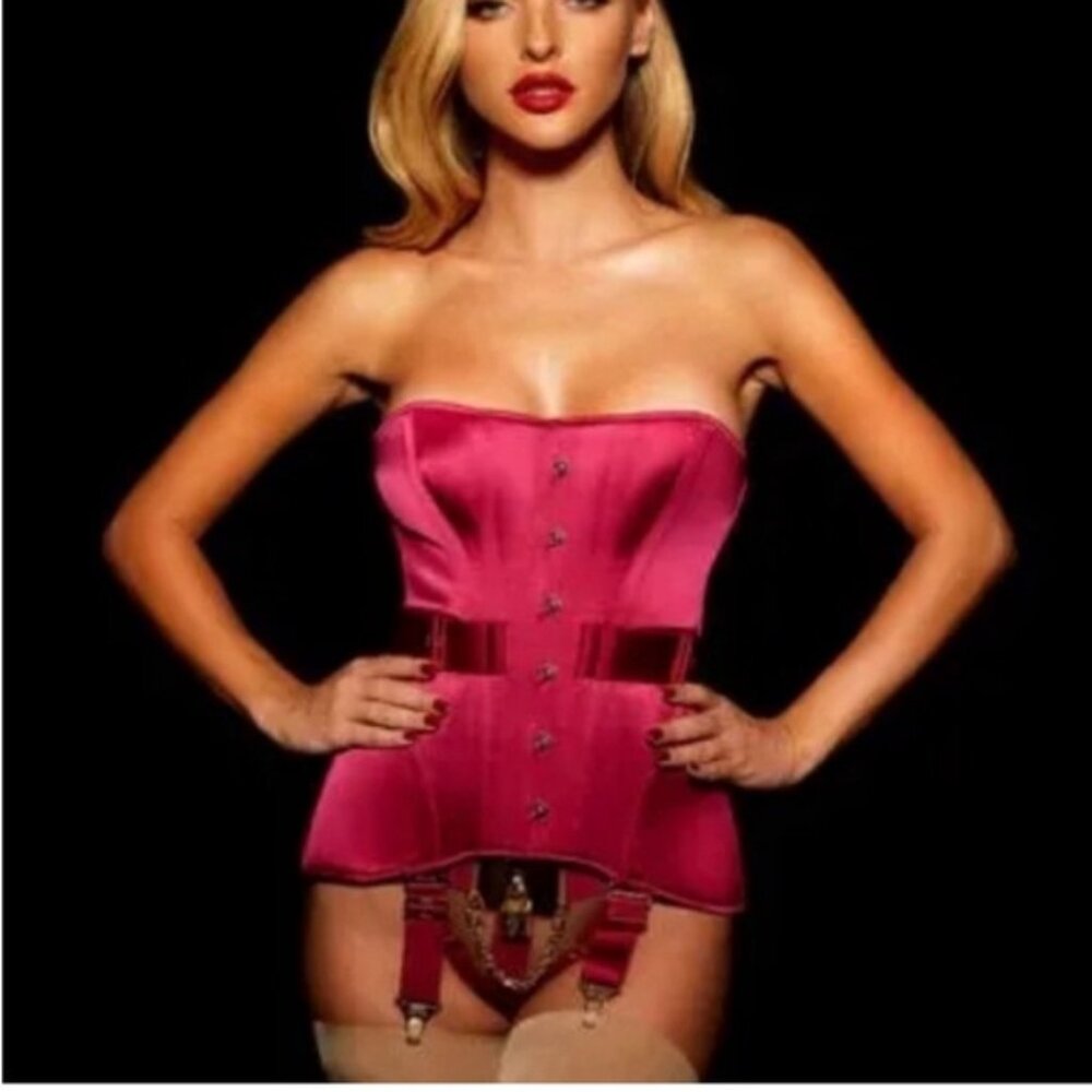 ❤️❤️Honey Birdette CHASTITY Passion Red Corset XS❤️❤️